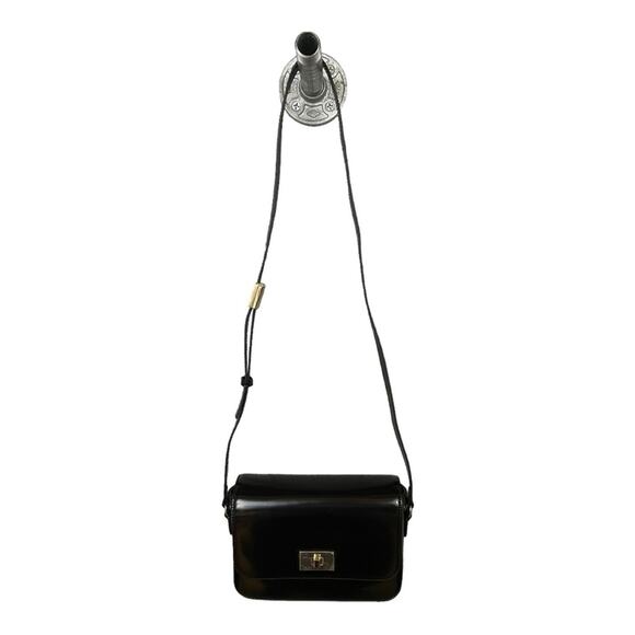 J. Crew Edie Crossbody Bag in Italian Leather Black OS NWT - Picture 4 of 16